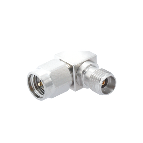Precision Test Adapter-2.92mm(M) to 2.92mm(F) Right Angle type: 40 GHz Precision Test Adapter-2.92mm(M) to 2.92mm(F) Right Angle type: 40 GHz